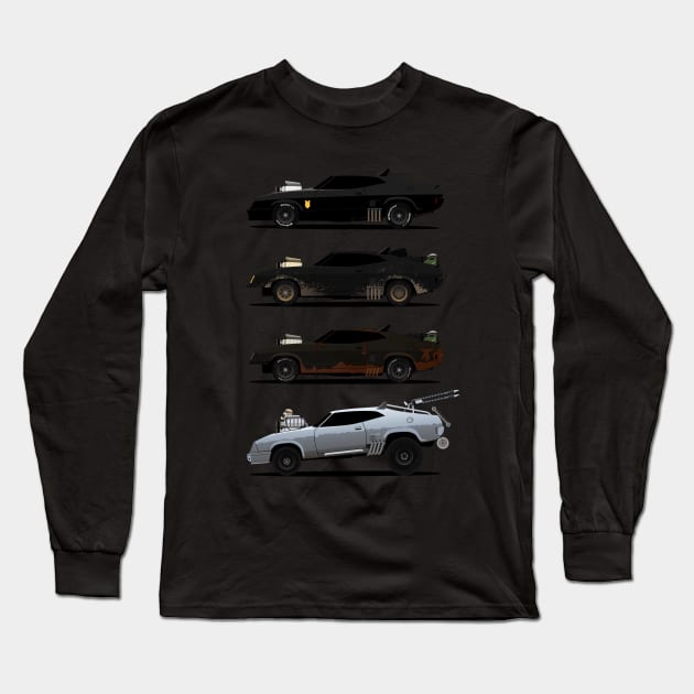 Interceptor Evolution Long Sleeve T-Shirt by AutomotiveArt